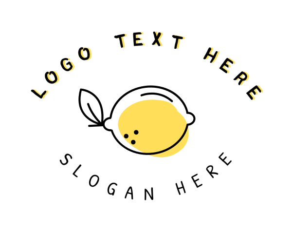 Lemon Tea logo example 4