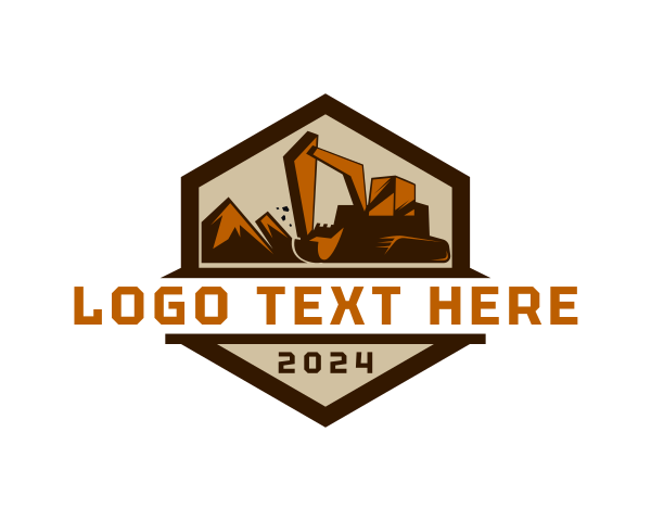 Construction Builder Excavator logo