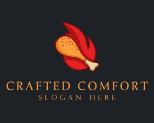 Hot Fried Chicken  logo design