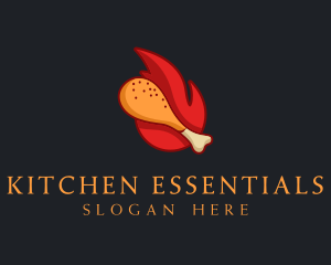 Hot Fried Chicken  logo design