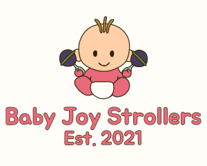 Baby Rattle Baby logo design