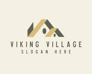 Residential Village Real Estate logo design