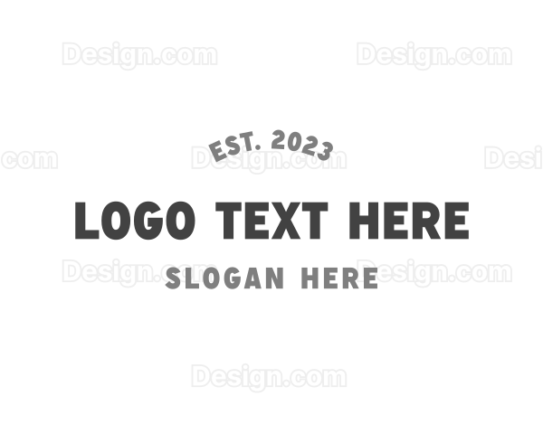 Minimalist Retro Business Logo