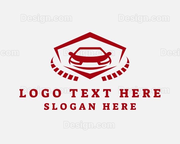 Red Racing Vehicle Logo