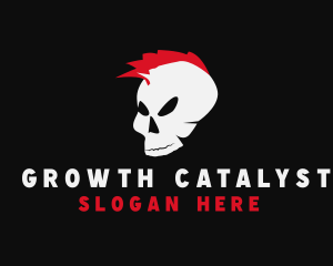 Mohawk Skull Apparel Logo