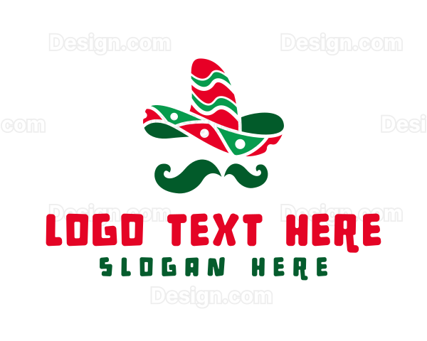 Mexican Festival Hat Logo