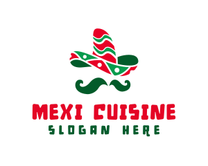 Mexican Festival Hat logo design