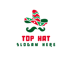 Mexican Festival Hat logo design