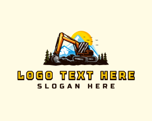 Mountain Excavation Excavator logo