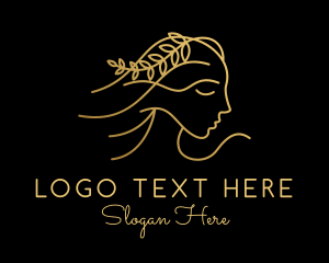 Gold Woman Beauty logo