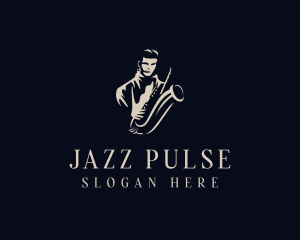 Saxophone Jazz Musician logo