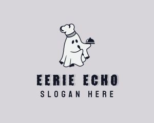 Spooky Chef Ghost logo design