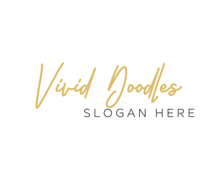 Elegant Handwritten Wordmark logo design