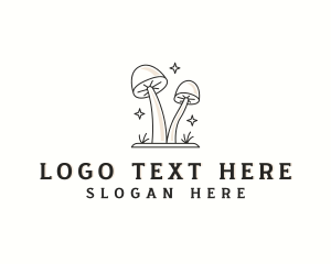 Herbal Organic Mushroom logo