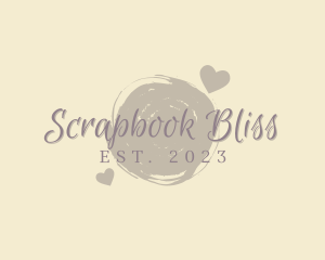 Heart Brush Wordmark logo