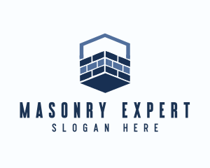 Brick Cube Masonry logo design