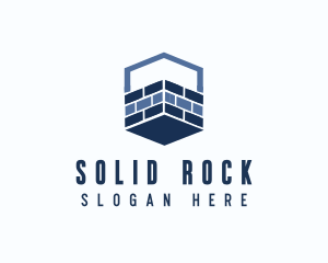 Brick Cube Masonry logo design