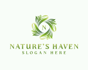 Organic Nature Garden logo design