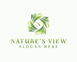 Organic Nature Garden logo design