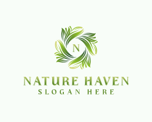 Organic Nature Garden logo design