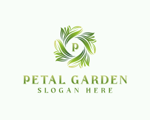 Organic Nature Garden logo design