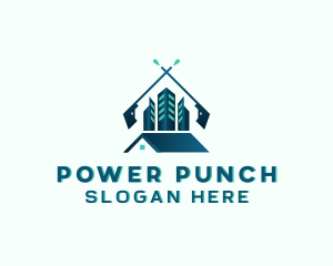 Home Building Power Wash logo design