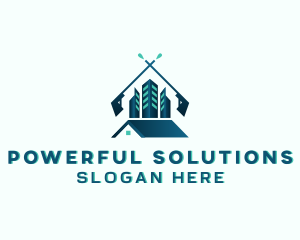 Home Building Power Wash logo design