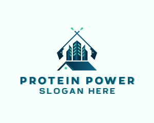 Home Building Power Wash logo design