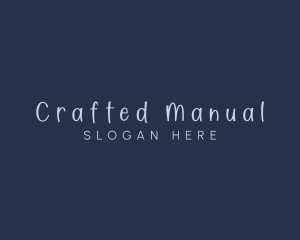 Handwriting Craft Fashion logo design