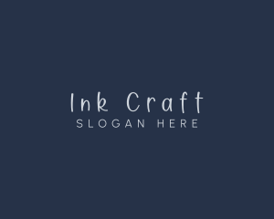 Handwriting Craft Fashion logo design