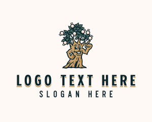 Eco Landscaping Tree Logo