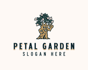 Eco Landscaping Tree logo design