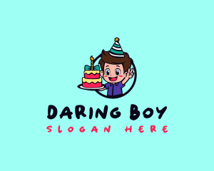 Cake Boy Birthday  logo