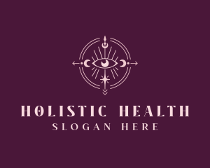 Holistic Eye Moon logo design