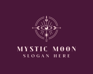 Holistic Eye Moon logo design