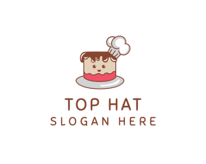 Cute Cake Chef logo design