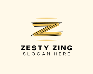 Artist Paint Letter Z logo design