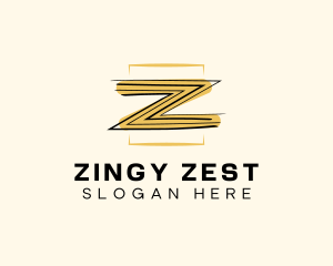 Artist Paint Letter Z logo design