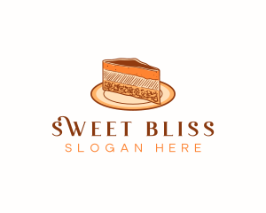 Cheesecake Sweets Dessert logo design