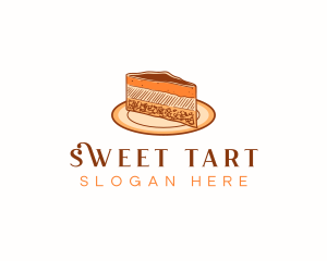 Cheesecake Sweets Dessert logo design