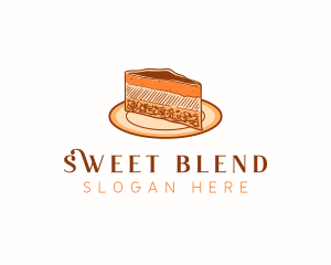 Cheesecake Sweets Dessert logo design