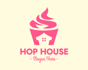 Pink Yogurt House logo design