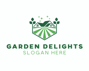 Backyard Lawn Gardening logo design