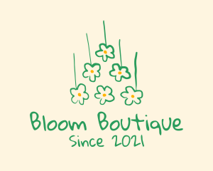 Flower Bouquet Drawing  logo