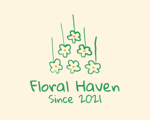 Flower Bouquet Drawing  logo