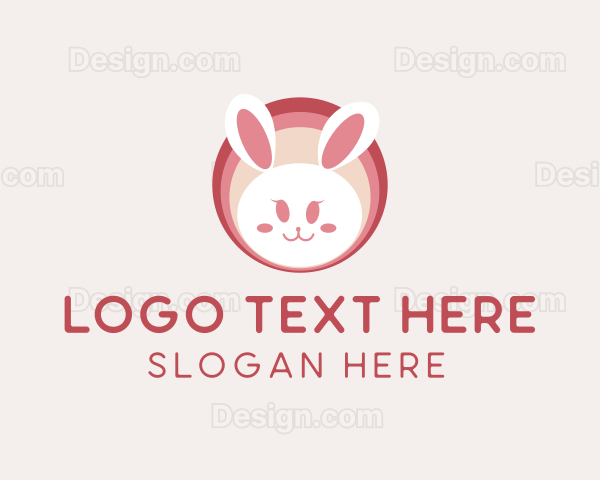 Cute Baby Bunny Logo