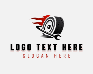 Tire - Wrench Tire Automotive logo design