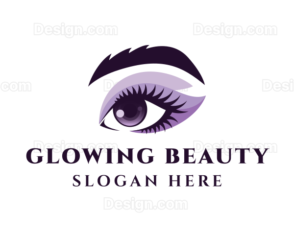 Woman Eye Beauty Logo