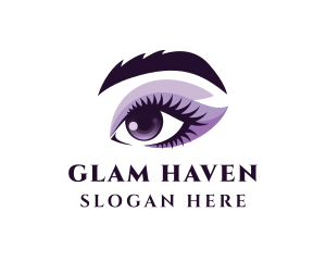 Woman Eye Beauty logo design