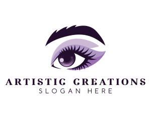 Woman Eye Beauty logo design